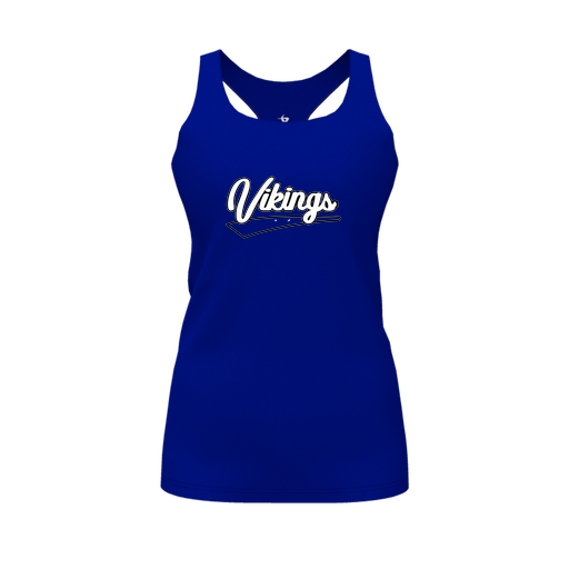 [FT0TRBRY-FYS-LOGO1] Decker Racerback Tank Top (Female Youth S, Royal, Logo 1)