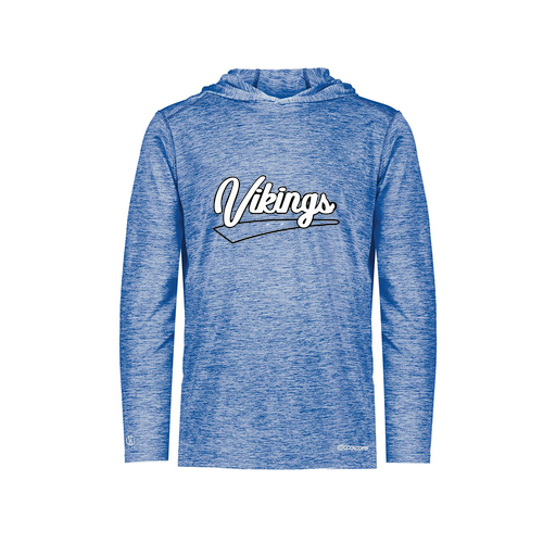 [FOLHCGRY-YS-LOGO1] Decker Youth Charge Hoodie (Youth S, Royal, Logo 1)