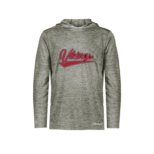 [FOLHCGGY-YS-LOGO2] Decker Youth Charge Hoodie (Youth S, Gray, Logo 2)